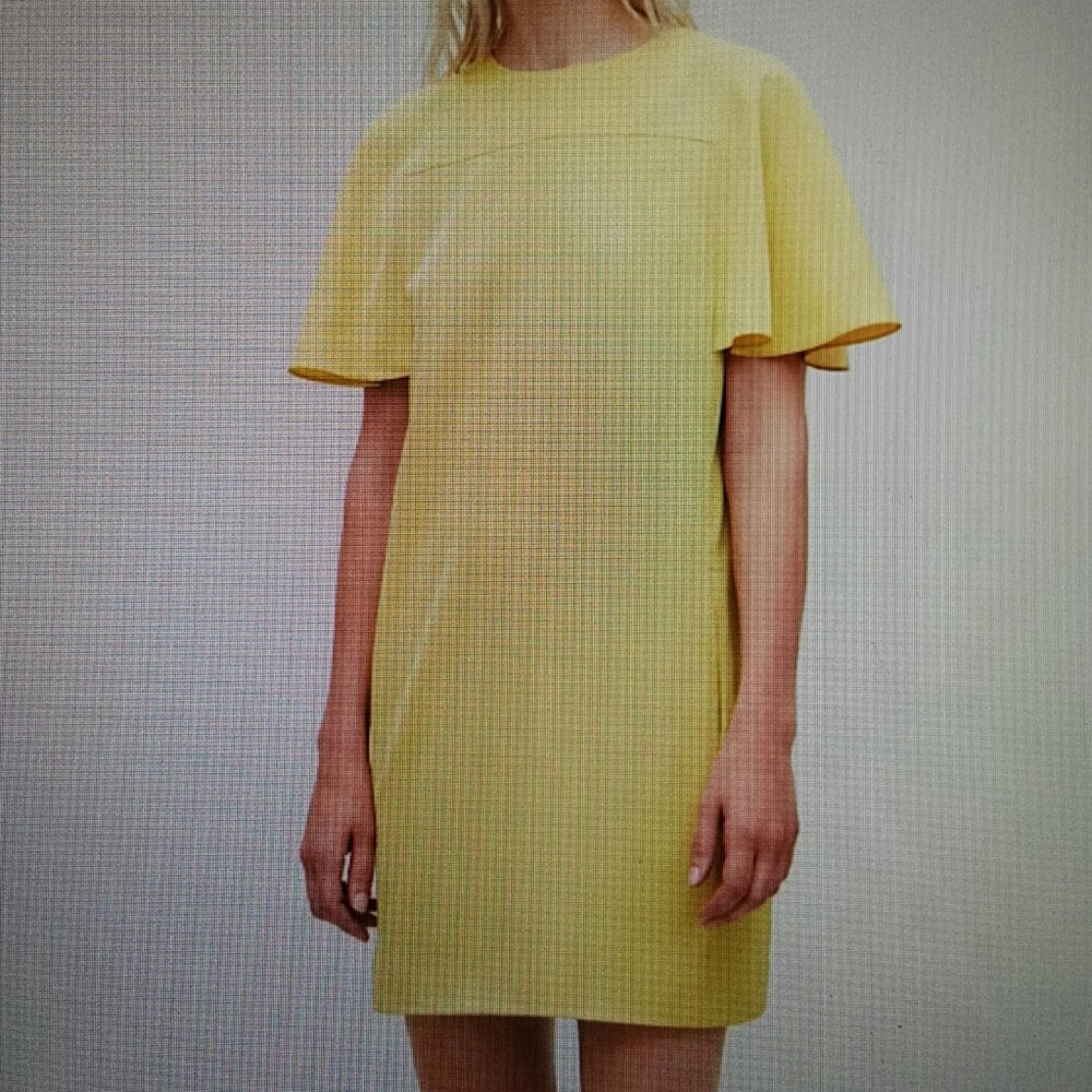 COS - Bias cut cap sleeve dress